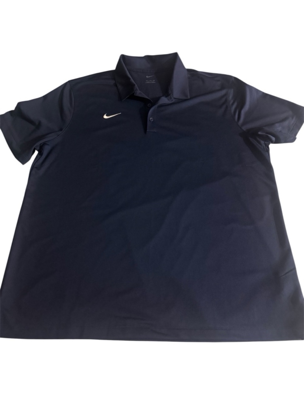 Nike Navy Polo with White Swoosh